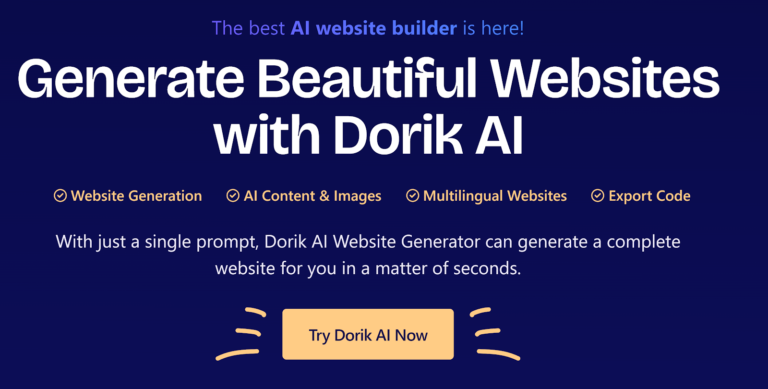 Dorik AI Review: The Smart Choice for Effortless Website Building