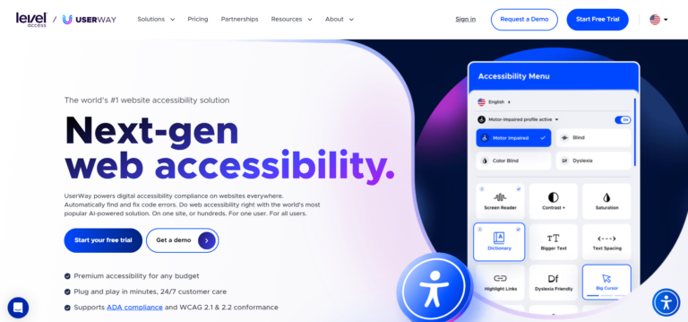 UserWay vs AccessiBe: Automation, Features, Pricing, and More